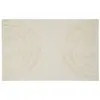 Maisons du Monde Tapis en coton bio tissé écru motifs graphiques tuftés 140x200