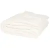 Maisons du Monde Plaid polaire en polyester recyclé écru 150x230