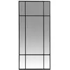 Maisons du Monde Miroir rectangulaire fenêtre en métal noir 50x110