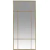 Maisons du Monde Miroir fenêtre rectangulaire en métal doré 50x110