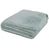 Maisons du Monde Plaid polaire polyester recyclé bleu céladon 150x230