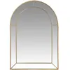 Maisons du Monde Miroir arche en métal doré 70x100