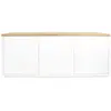 Maisons du Monde Buffet blanc 3 portes