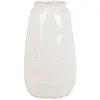 Maisons du Monde Vase en grès blanc H29