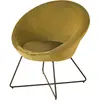 Maisons du Monde Fauteuil en velours ocre