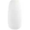 Maisons du Monde Vase en porcelaine striée blanche H25