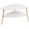 Maisons du Monde Table basse style scandinave blanche