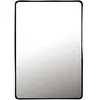 Maisons du Monde Miroir industriel rectangulaire en métal noir 75x110