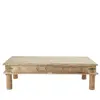Maisons du Monde Table basse indienne en manguier massif
