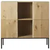 Maisons du Monde Buffet haut 4 portes en chêne massif