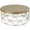 Maisons du Monde Table basse en aluminium et métal doré