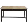 Maisons du Monde Table à manger en manguier et métal 6/8 personnes L160