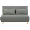 Maisons du Monde Canapé clic-clac 2 places gris clair