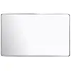 Maisons du Monde Grand miroir rectangulaire en métal noir 165x100