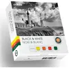 Cokin Kit M Noir & Blanc Ensemble de 4 filtres avec Microfibre Gris Neutre