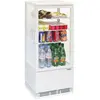 Mini Frigo Vitrine Réfrigérée à Poser - 78 Litres Blanche - Casselin