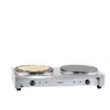 Crêpière Double Professionnelle Electrique - L 770 x P 400 mm - Casselin