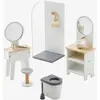 Vertbaudet Mobilier de salle de bain pour poupée mannequin en bois FSC® blanc
