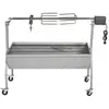 Barbecue Charbon Silver Style Tournebroche Xxl
