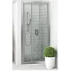 ROTH Paroi de douche coulissante largeur 120 cm hauteur 190 cm profilé...