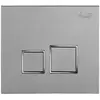 Plaque de commande Ancodesign - - Aspect Inox/Inserts brillants