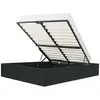 ECLIPSE Lit coffre adulte 140 x 190 cm - Simili Noir