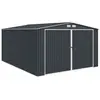 Garage en métal 18,2 m² - Avec kit d'ancrage inclus