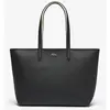 Lacoste Femme Women Shopping Bag Sac à provisions, Noir Farine, Taille Unique