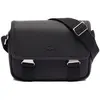 Sac Bandouliere Lacoste  Sacoche à rabat  Noire Ossian en cuir