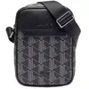 Lacoste Homme Nh4410lx Sac à Main, Monogramme Noir Gris, Taille Unique
