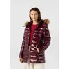 Jott - Perle Laquee - Doudoune femme Dark Cherry - M