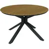Table de Jardin Ronde en bois Teck 6 places D140cm Brisbane HYBA