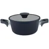 Faitout Strié 24cm Bleu + Couvercle CARREFOUR HOME