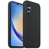Akashi Coque pour Samsung Galaxy A16 Silicone Flexible Toucher Gomme Noir