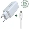 AKASHI Pack Chargeur Secteur Eco 83W + Cable Type-C 100W