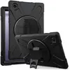 Akashi Coque Antichoc pour Galaxy Tab A9 Béquille Support et Poignée rotative Noir