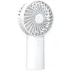 Akashi Ventilateur Portable 2 en 1 Batterie 4000mAh Charge USB-C Torche Blanc