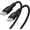Akashi Câble renforcé USB-C vers USB-C Noir