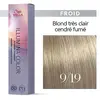 Coloration Illumina Color 9/19 blond très clair cendré fumé Wella 60ML