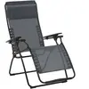Chaise pliante Lafuma Mobilier Futura Batyline Duo gris foncé chiné