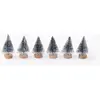 Monoprix Boite de 6 mini sapins, 6cm, en plastique