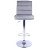 Tabouret de bar CITY coloris blanc/ gris