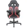 Fauteuil de bureau RACER coloris noir/rouge