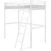 Lit mezzanine 90x190 cm OLE coloris blanc