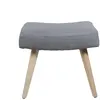 Pouf PAGODE coloris gris