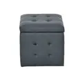 Pouf CAROLINE 2 coloris noir