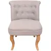 Fauteuil en tissu MARQUIS coloris gris
