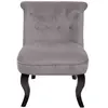 Fauteuil crapaud en tissu MARQUIS coloris gris
