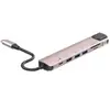 Hub USB 7-en-1 Accsup Rose poudré