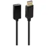Accsup ADAPTATEUR DISPLAYPORT MALE VERS HDMI FEMELLE 15 CM NOIR